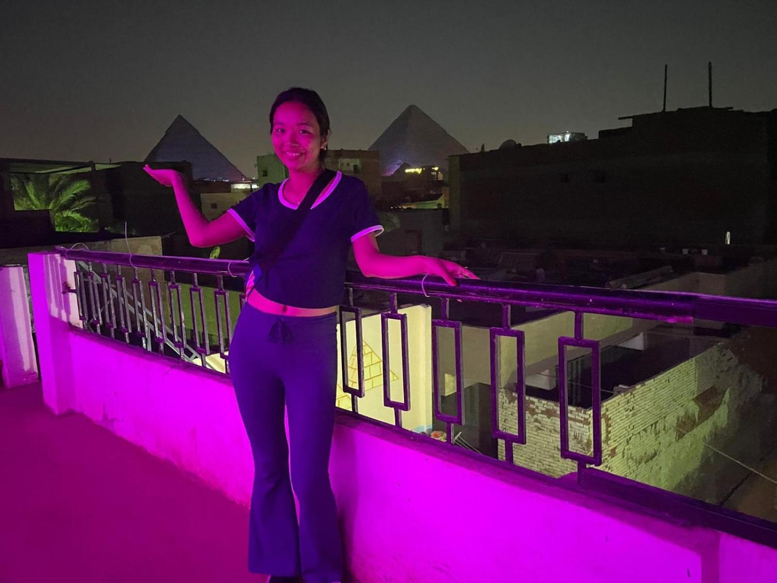 Jana Pyramids View In 3 Bed and Breakfast Kafret el-Gabal Exteriör bild