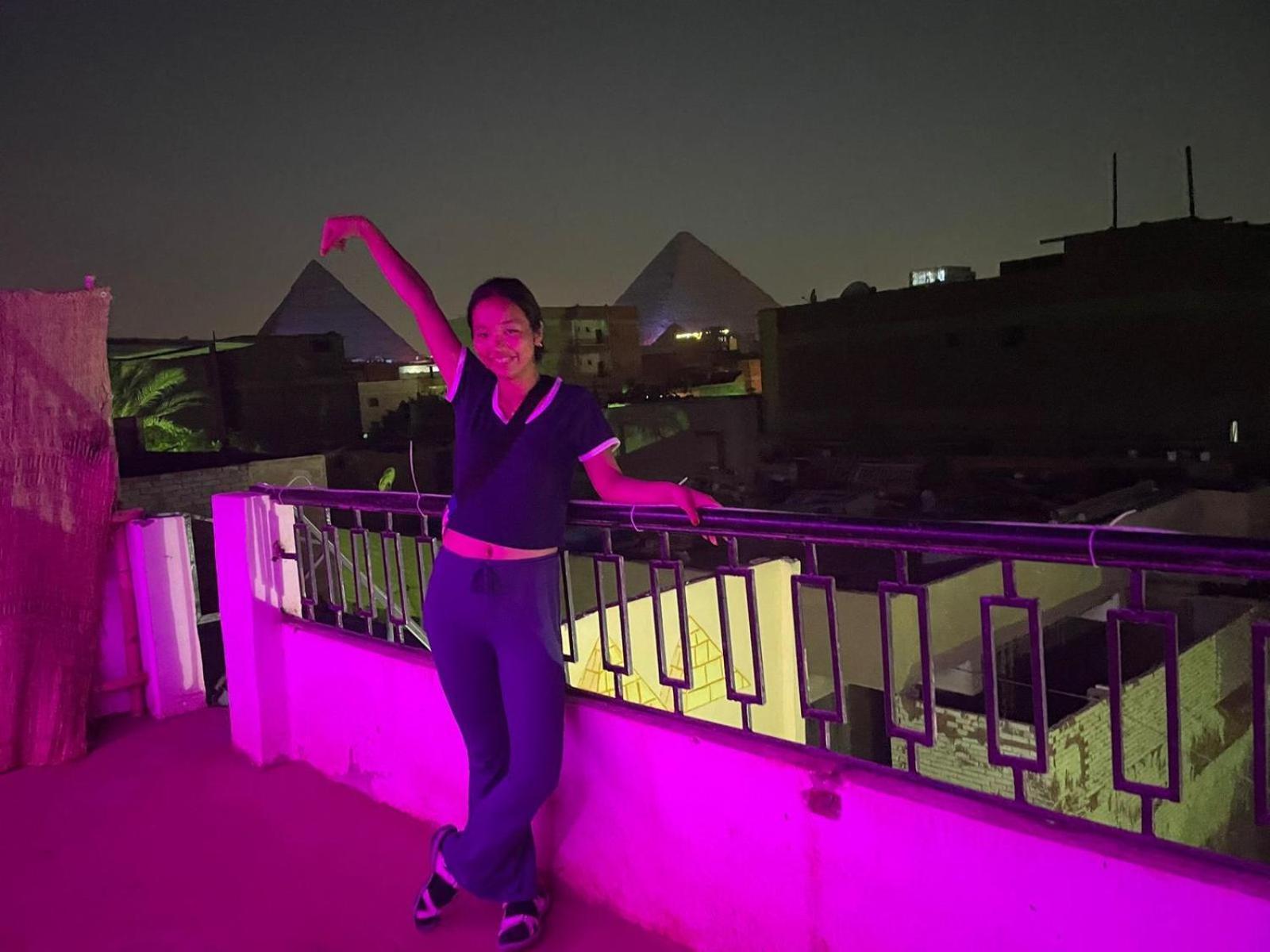 Jana Pyramids View In 3 Bed and Breakfast Kafret el-Gabal Exteriör bild