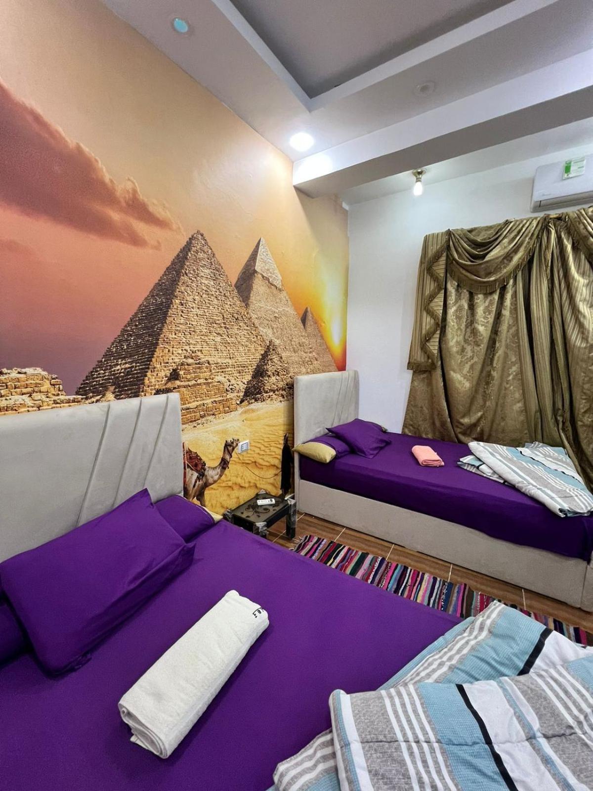 Jana Pyramids View In 3 Bed and Breakfast Kafret el-Gabal Exteriör bild